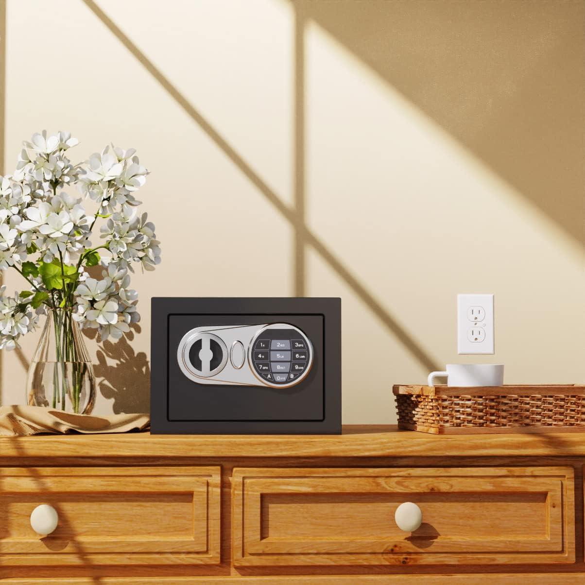 Caja Fuerte Digital Mini Goldenkey 0.23 m³ con Llaves y Código