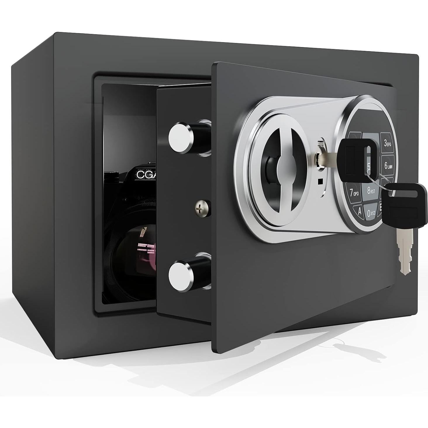 Caja Fuerte Digital Mini Goldenkey 0.23 m³ con Llaves y Código