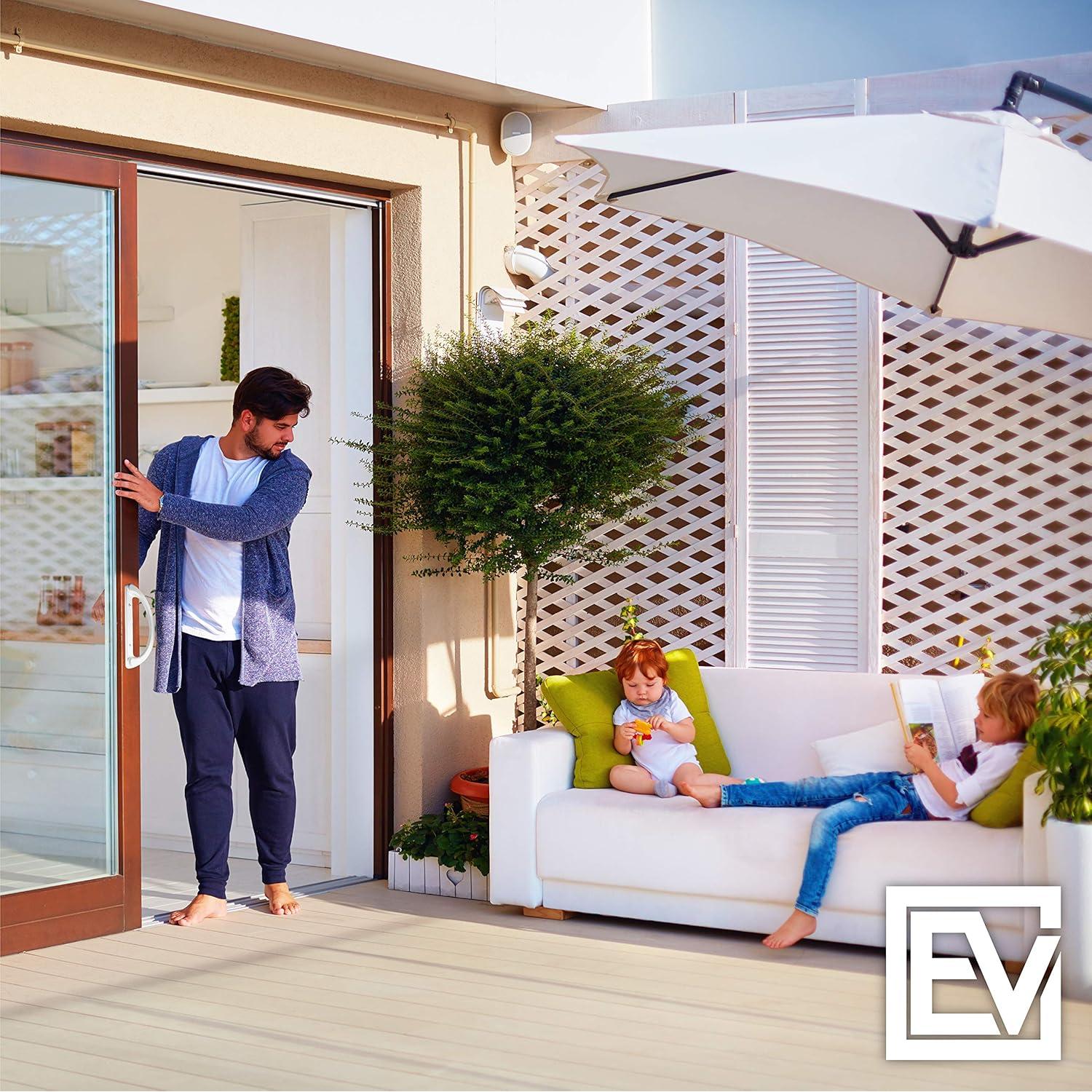 Juego de Manijas para Puertas Correderas Essential Values - Blanco