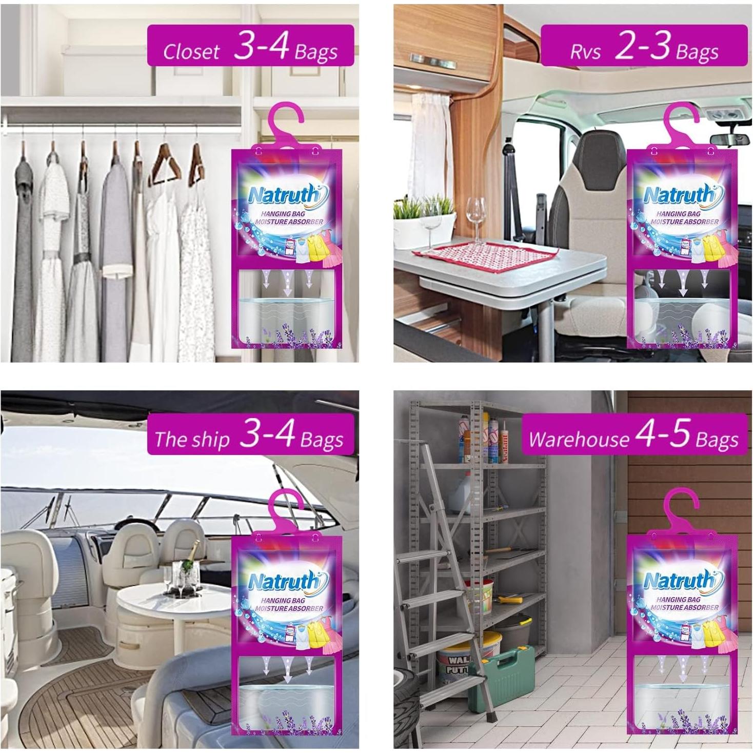 Bolsas Absorbentes de Humedad NATRUTH 8 Pack Lavanda 298g