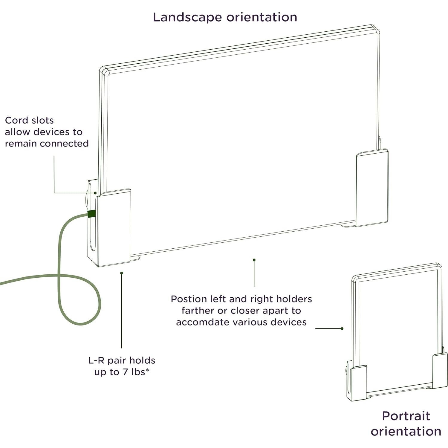 Soporte de Pared Magnético Carstens para Tablets y Laptops