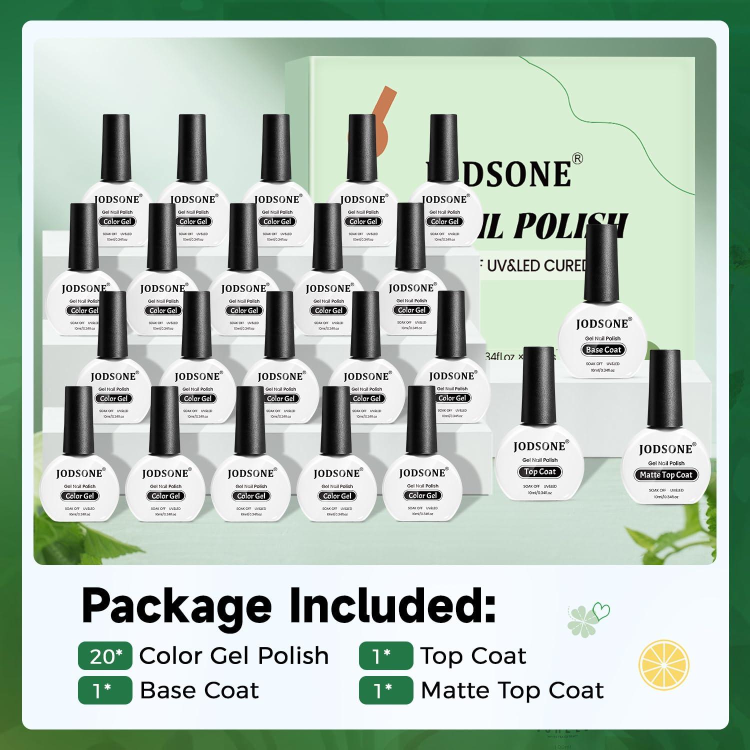 Esmalte de Uñas en Gel JODSONE 20 Colores 10ml Uso Profesional