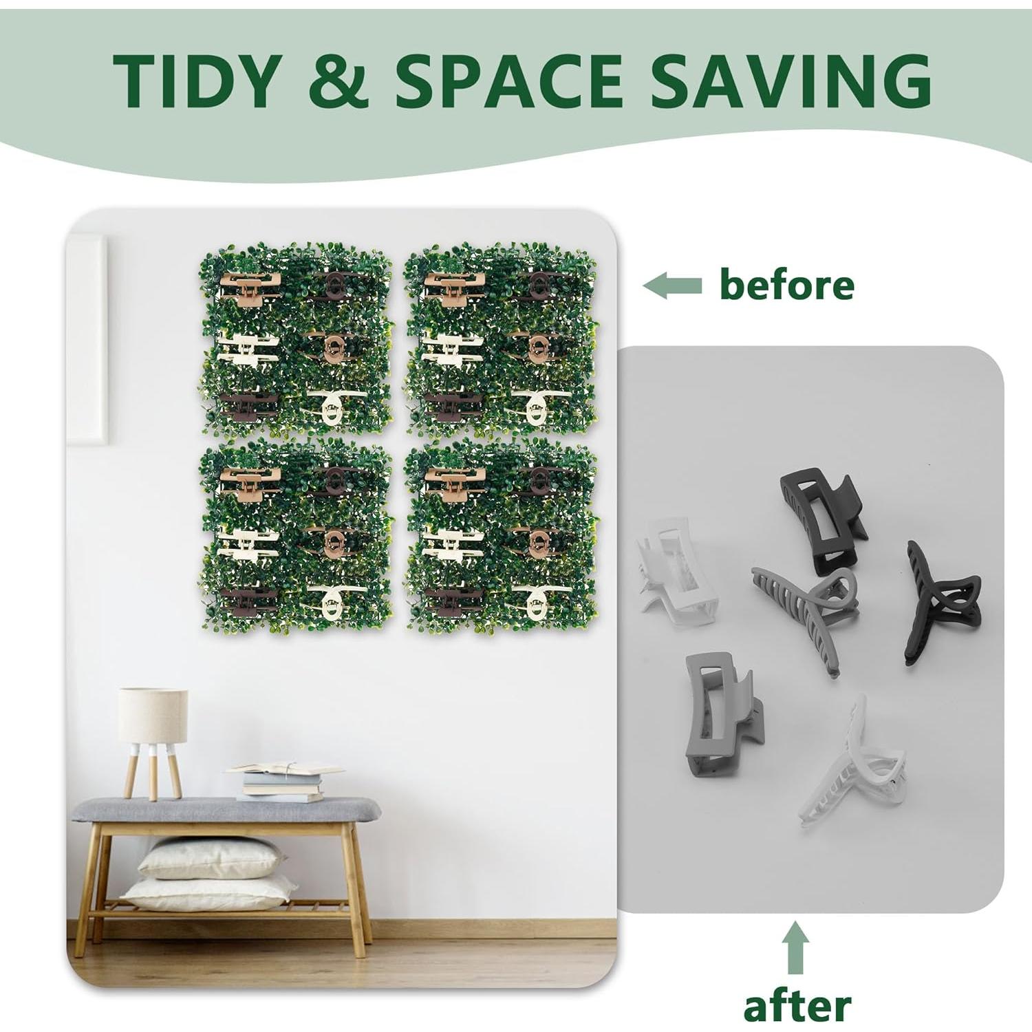 Organizador de Clips de Garra ACOSIY Verde 4 Pcs 25.4x25.4 cm