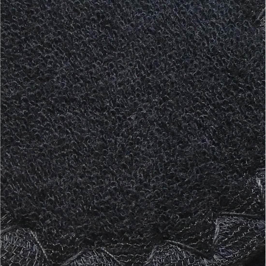 Plantillas de Algodón Happystep para Hombre 8, 2 Pares Negros