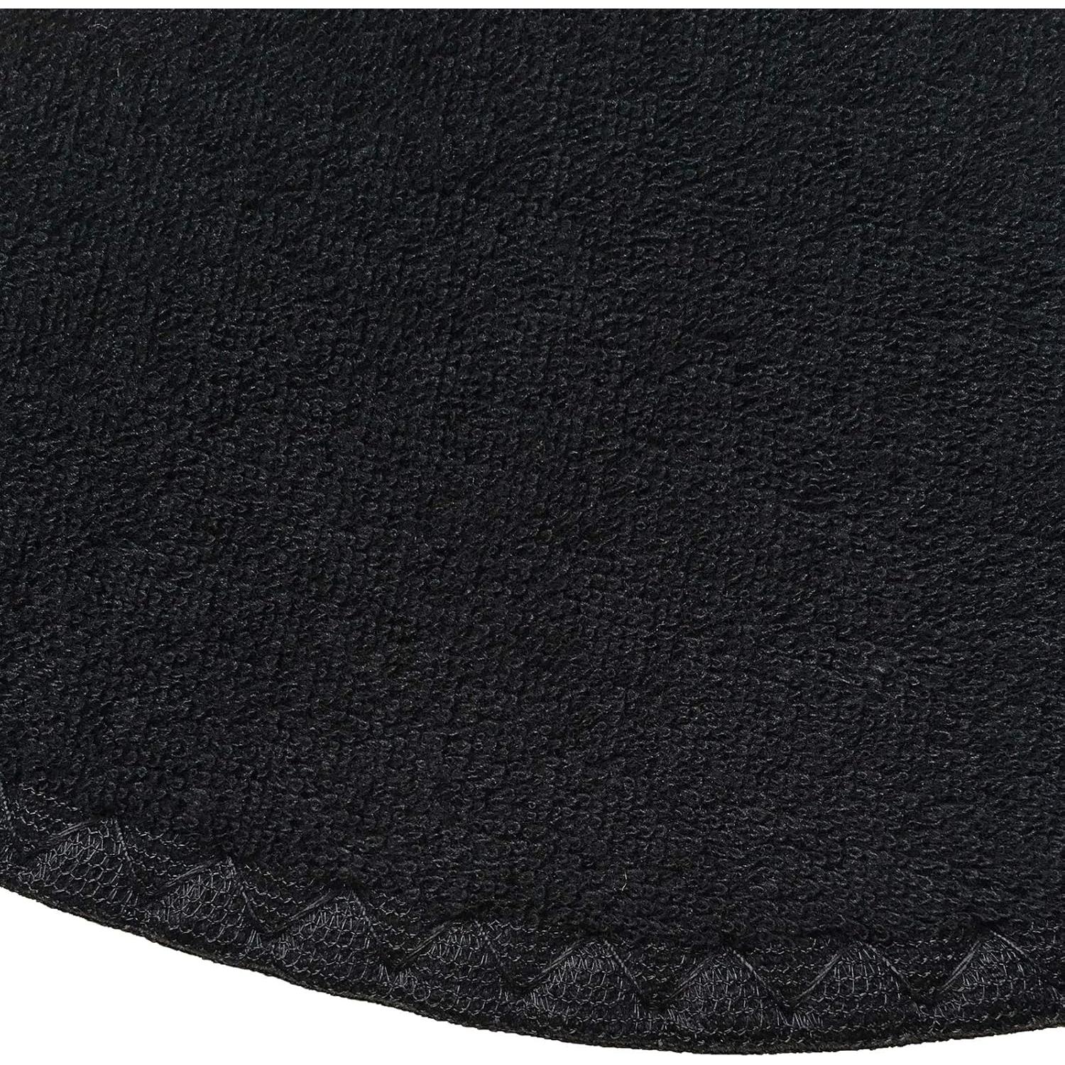 Plantillas de Algodón Happystep para Hombre 8, 2 Pares Negros