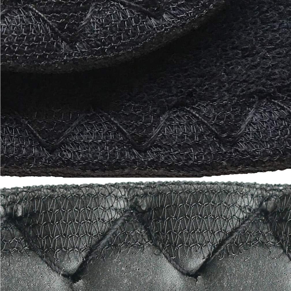 Plantillas de Algodón Happystep para Hombre 8, 2 Pares Negros