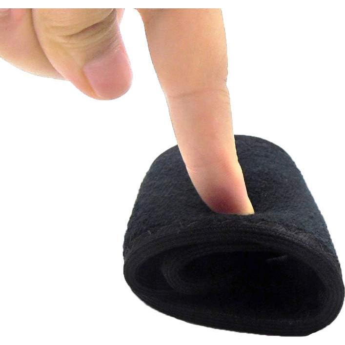 Plantillas de Algodón Happystep para Hombre 8, 2 Pares Negros