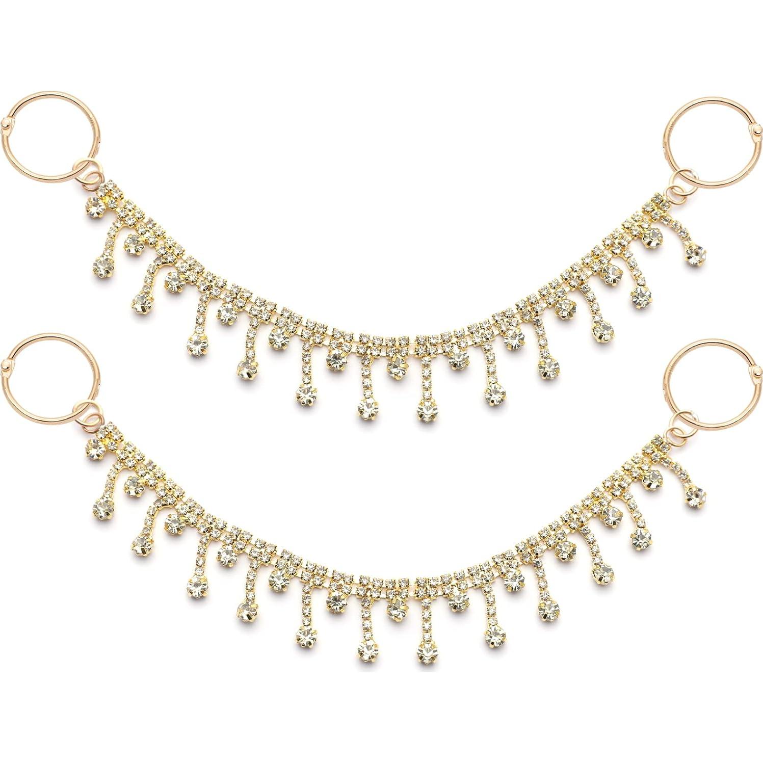 Cadenas de Zapatos Bling Bellaqueo para Niñas - Borlas Doradas