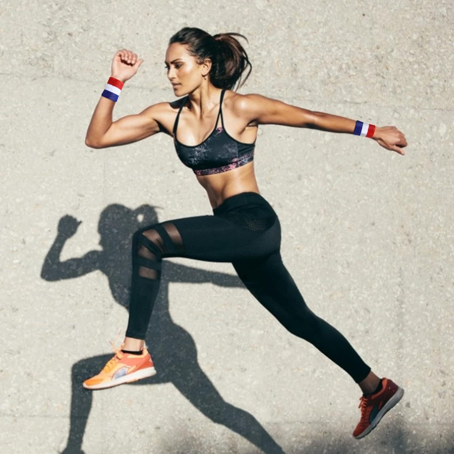 Muñequera Deportiva Yolev Absorbente de Sudor 2 Pcs