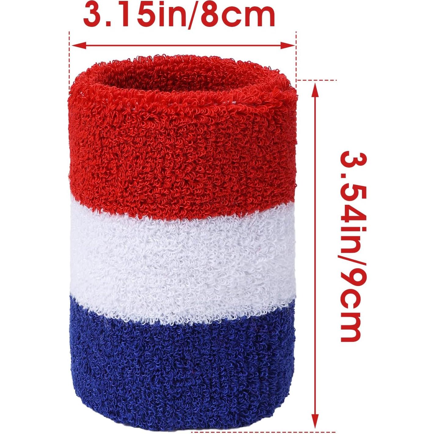 Muñequera Deportiva Yolev Absorbente de Sudor 2 Pcs