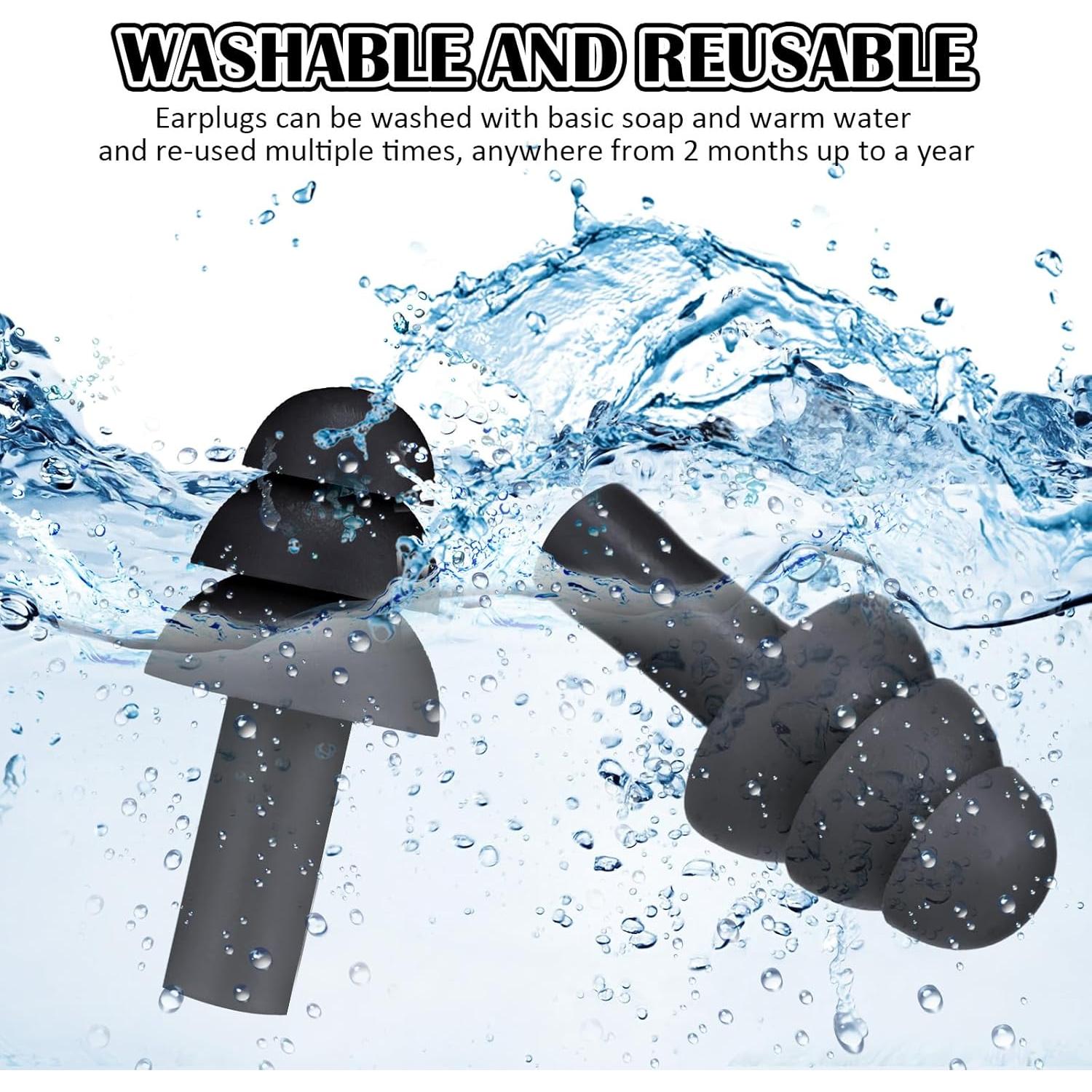 Tapones para Oídos TrelaCo 100 Pares Silicona NRR 29dB