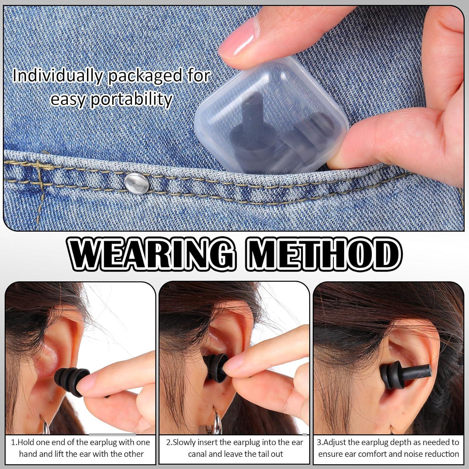 Tapones para Oídos TrelaCo 100 Pares Silicona NRR 29dB