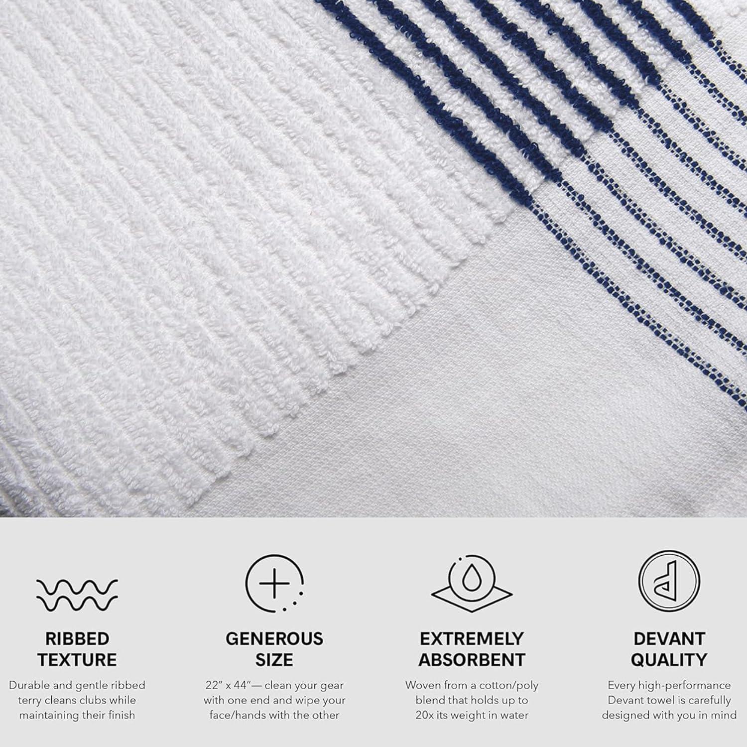 Toalla Caddy de Golf Extra Grande Devant 112x56 cm Rayas