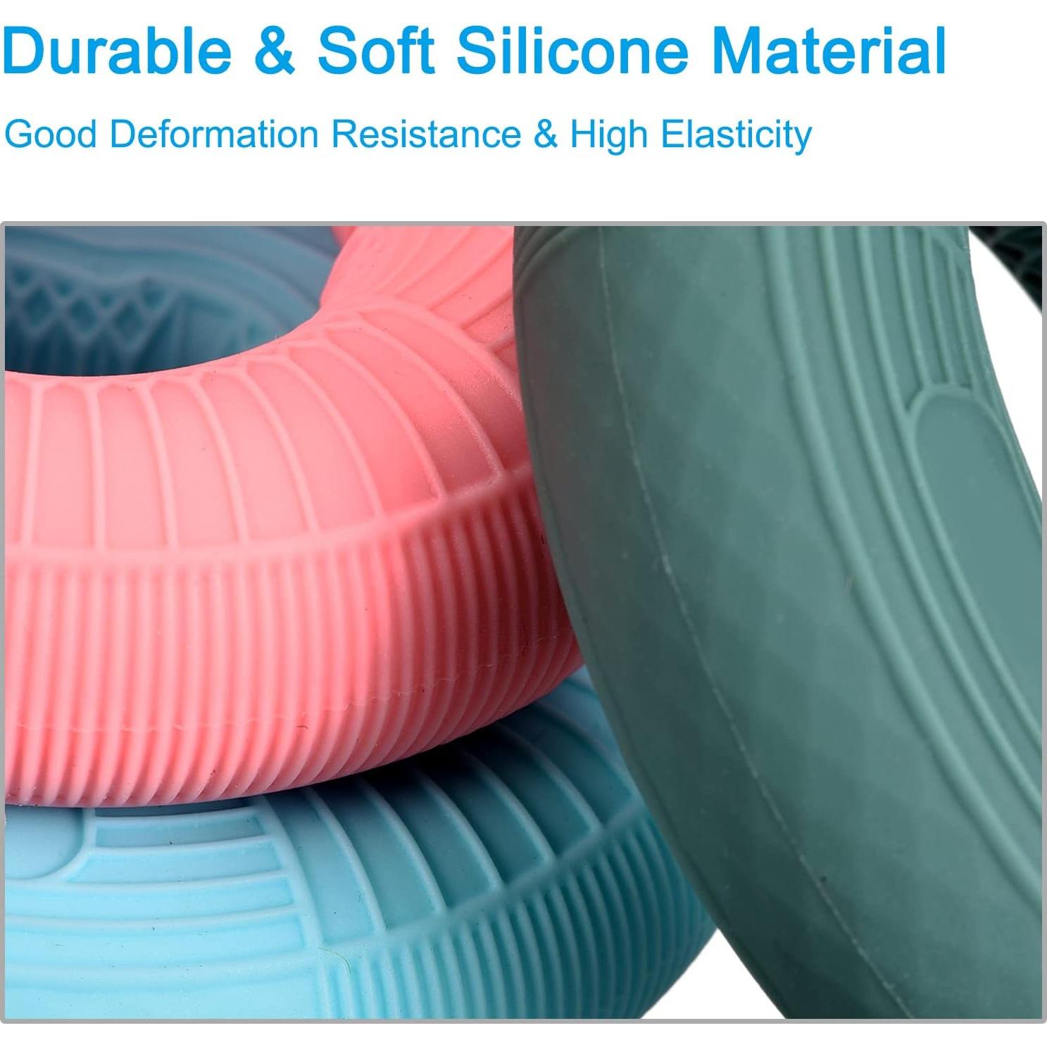 Fortalecedor de Agarre uxcell 70-80 Lbs Silicona Negro