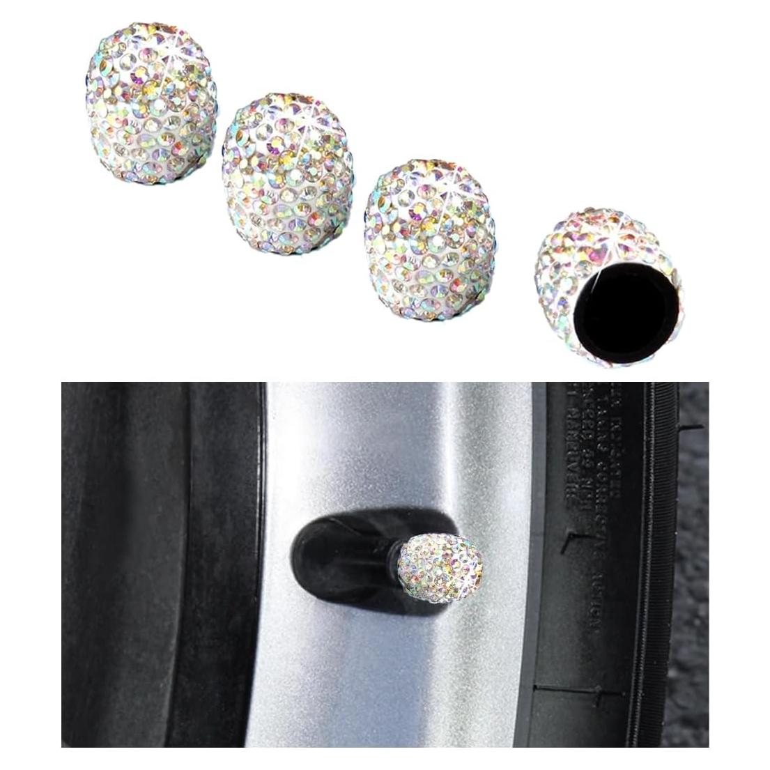 Tapa de Válvula de Neumático Ziciner Brillante 4 Piezas