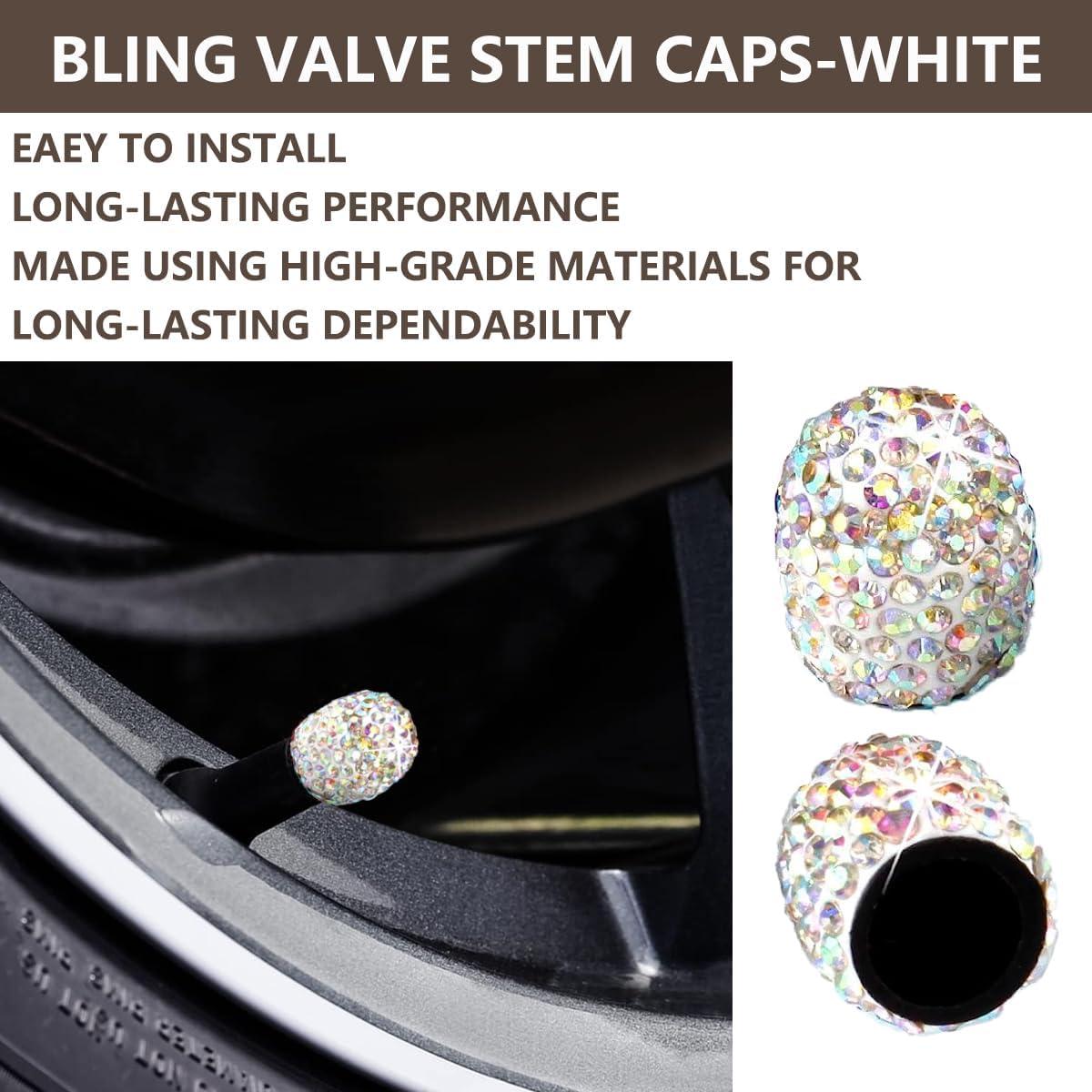 Tapa de Válvula de Neumático Ziciner Brillante 4 Piezas