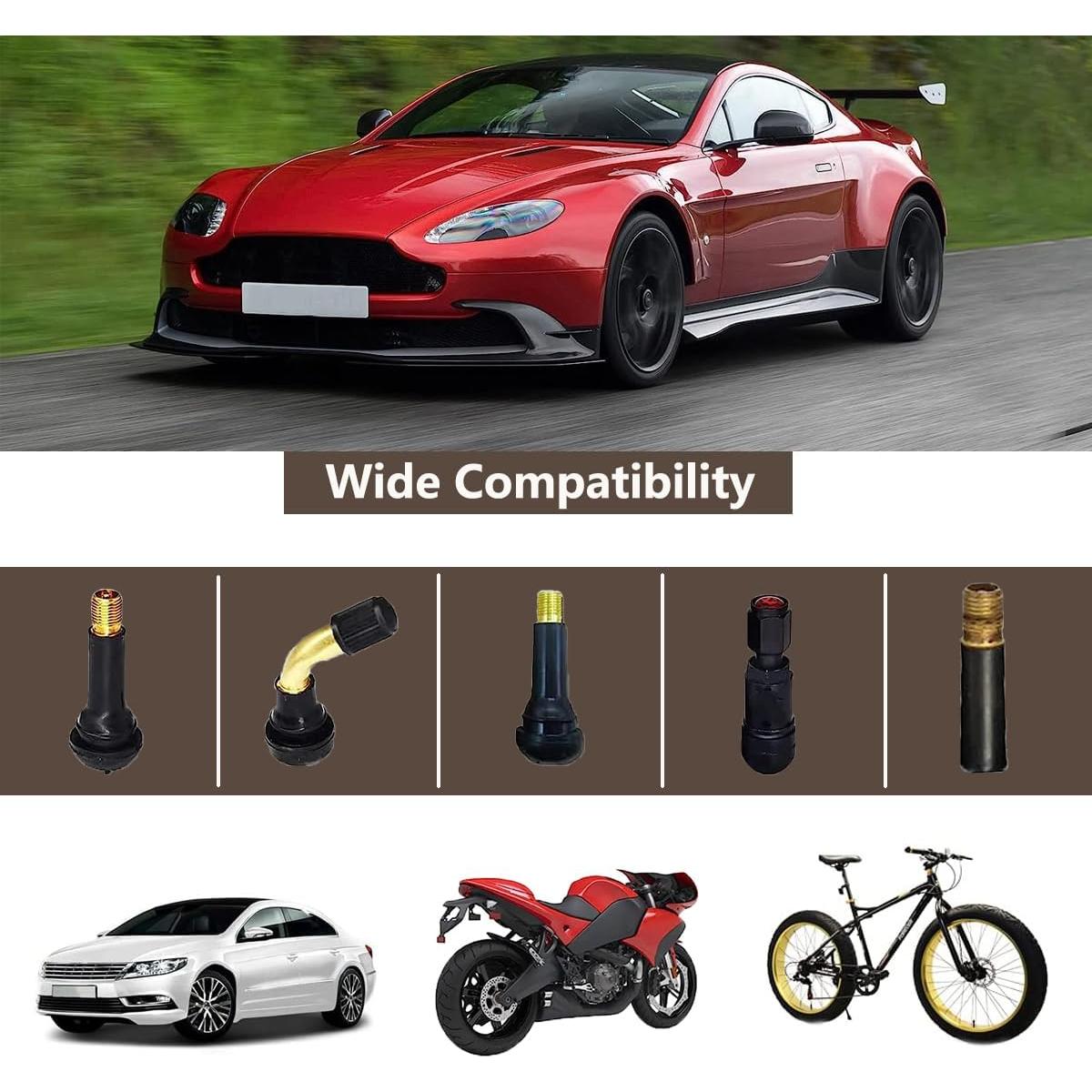 Tapa de Válvula de Neumático Ziciner Brillante 4 Piezas