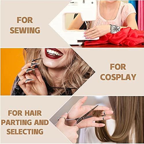 Kit de Herramientas de Peluquería Patelai - 10 Anillos y 3 Peines