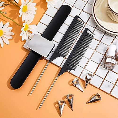 Kit de Herramientas de Peluquería Patelai - 10 Anillos y 3 Peines