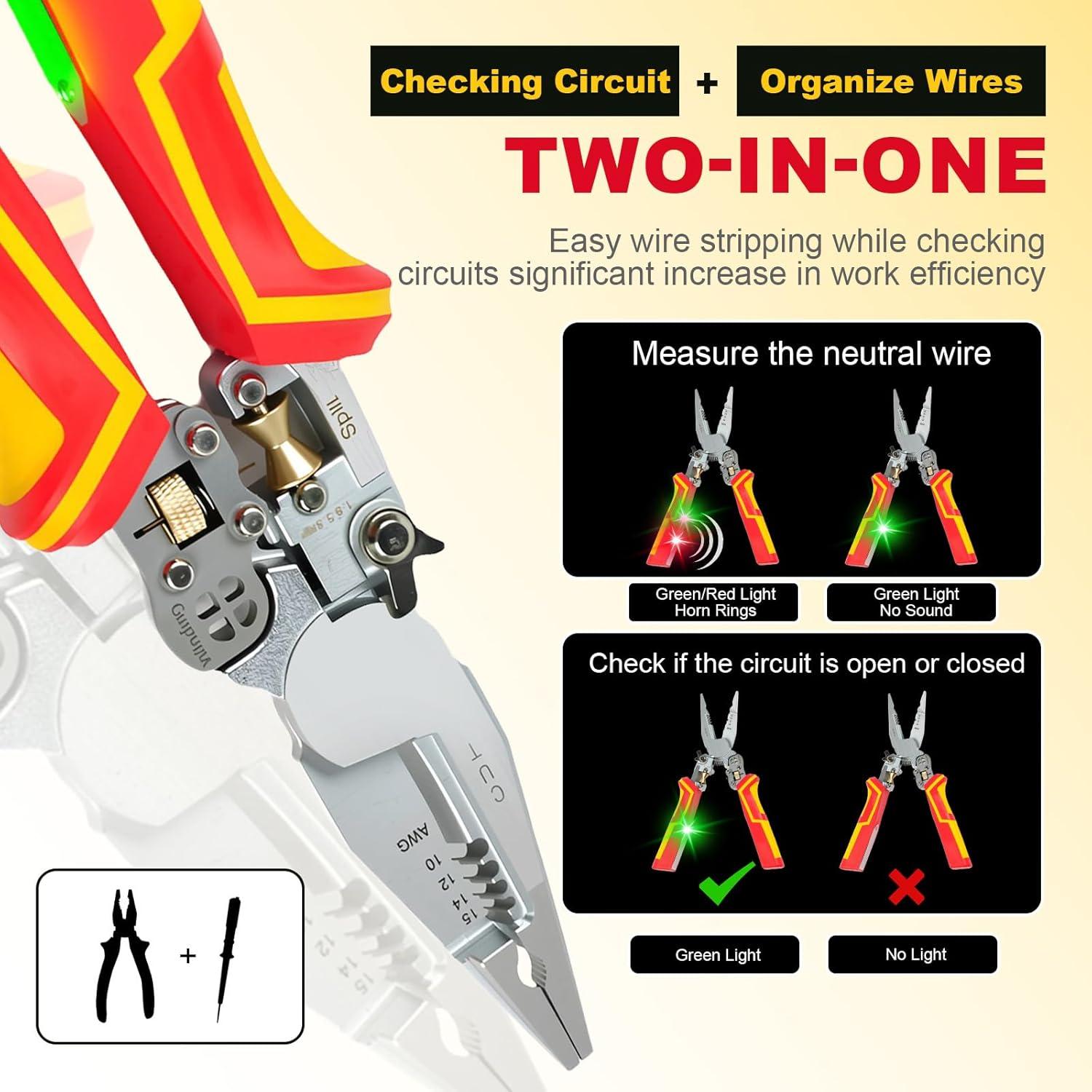 Herramienta Desforradora 6 en 1 XUZHOU - Corta, Pela y Prueba