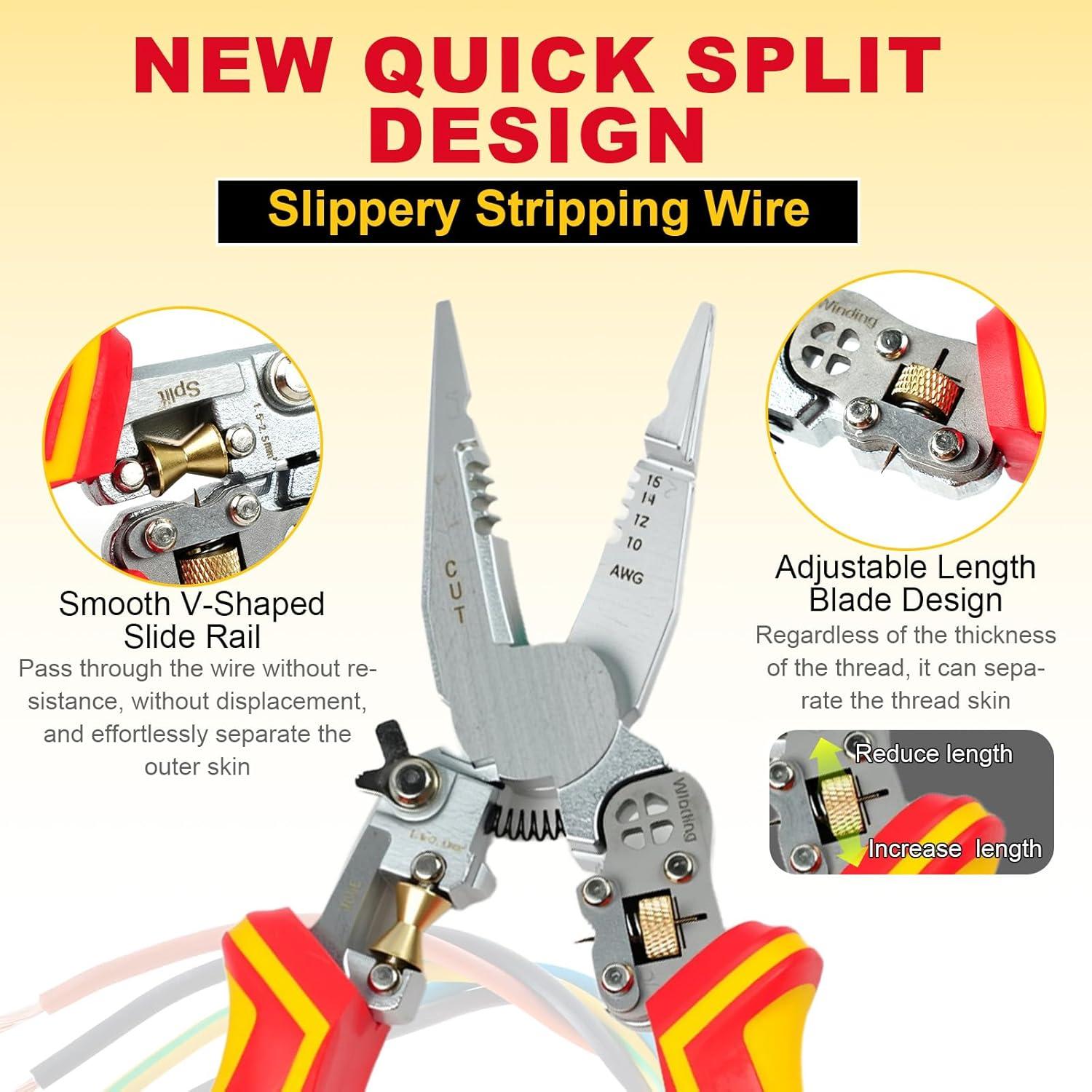 Herramienta Desforradora 6 en 1 XUZHOU - Corta, Pela y Prueba