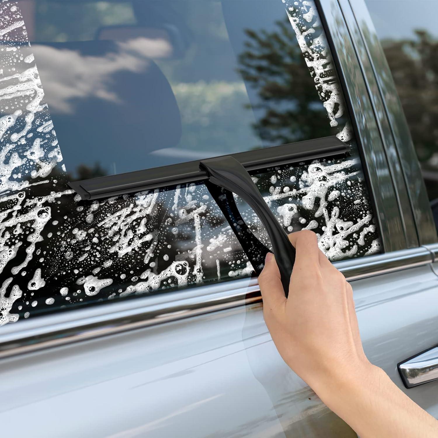 Limpiaparabrisas de Acero Inoxidable Docrok 25.4 cm Negro