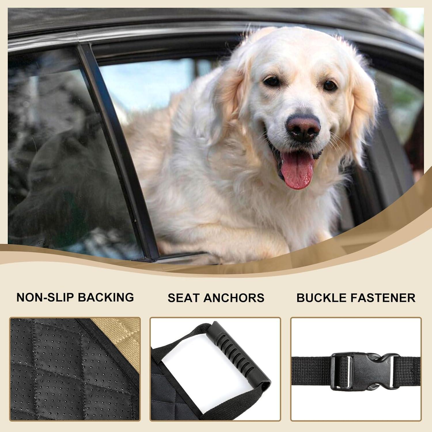 Funda de Asiento Delantero para Perros NECKORY Impermeable