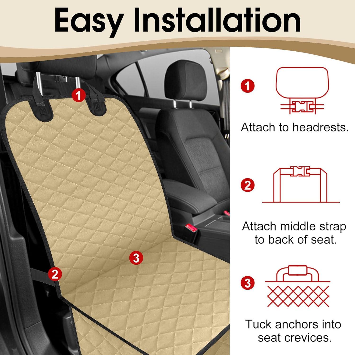 Funda de Asiento Delantero para Perros NECKORY Impermeable