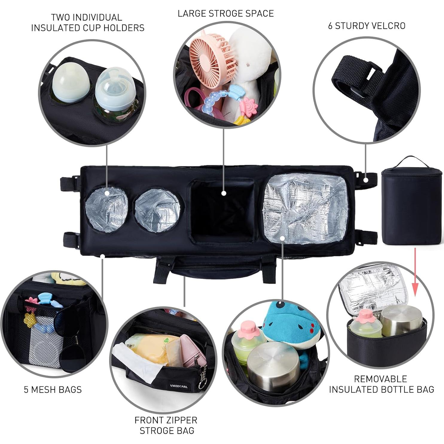 Organizador de Cochecito Doble Bob Duallie con 2 Portavasos