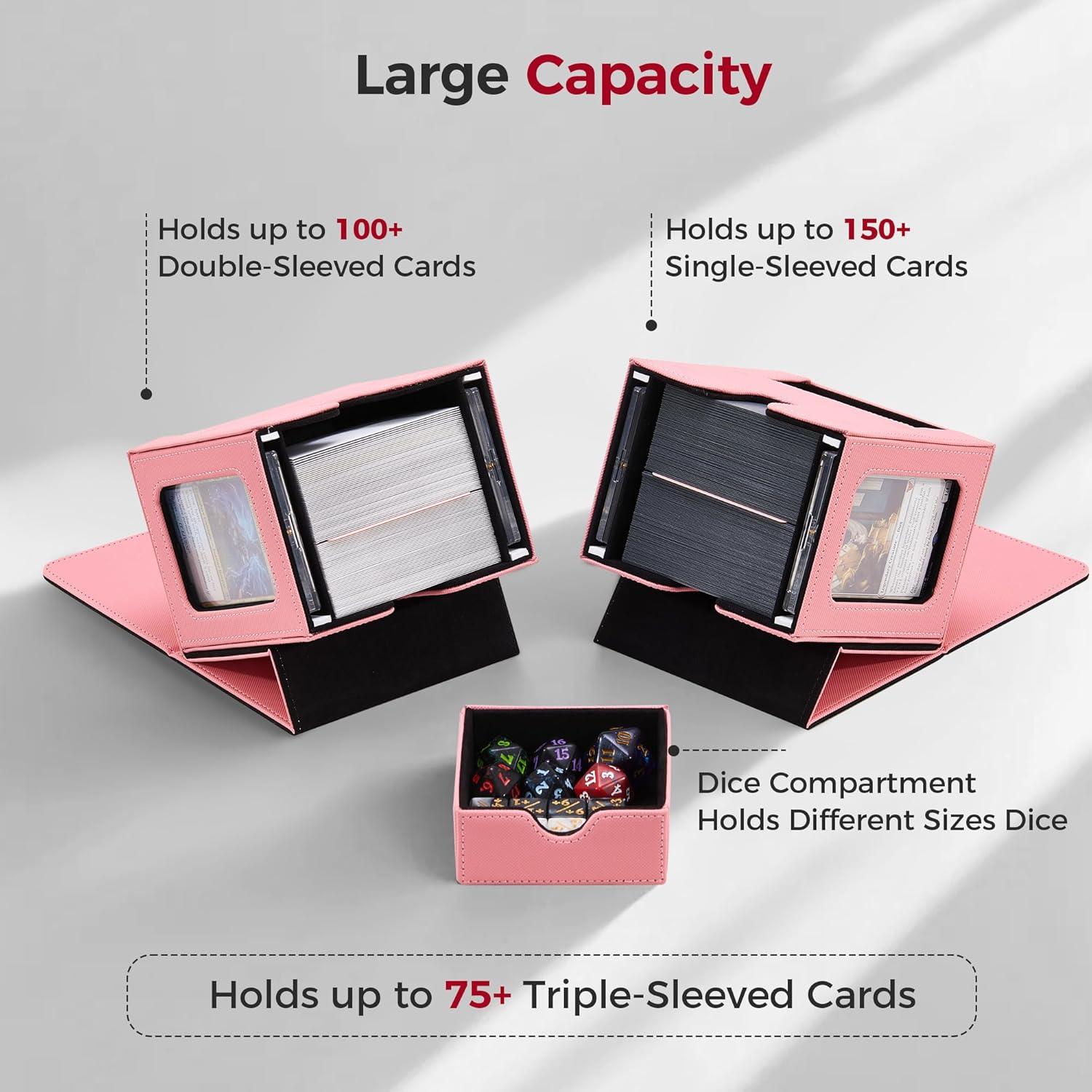 Caja de Barajas Zettokete Commander Doble Rosa y Negro 100 Cartas