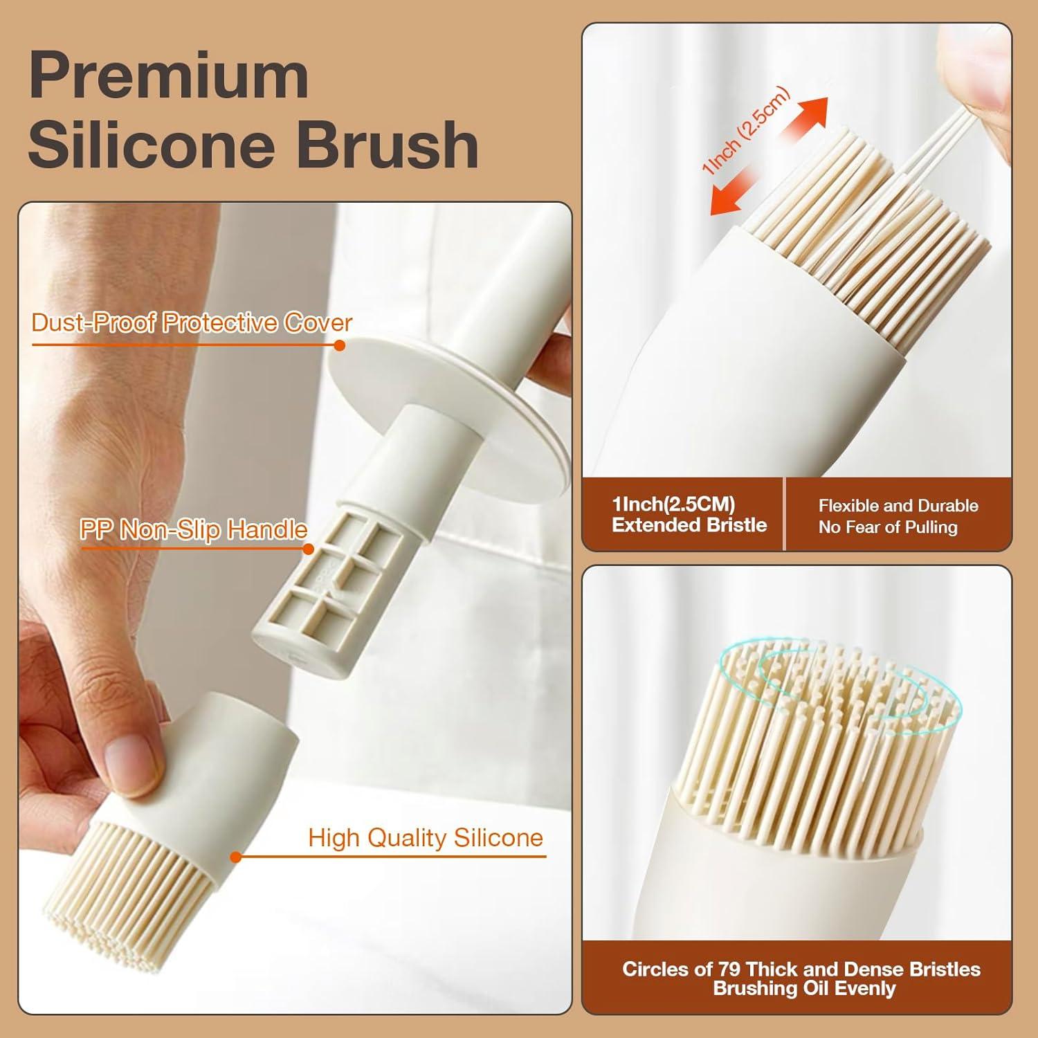 Dispensador de Aceite YARRAMATE 300ml con Brocha Silicona