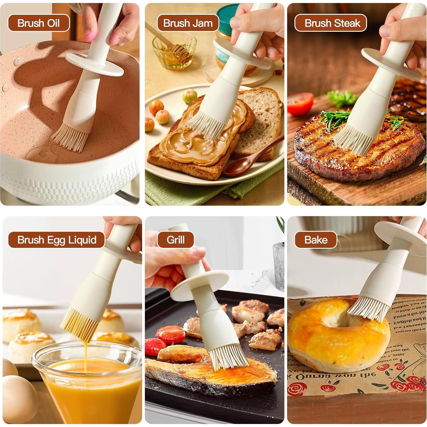 Dispensador de Aceite YARRAMATE 300ml con Brocha Silicona