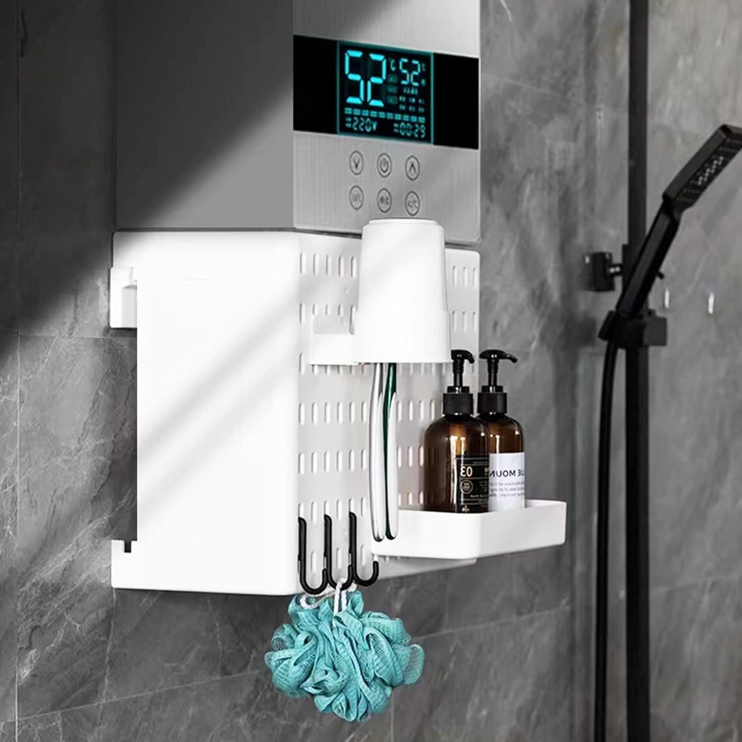 Bandejas de Tablero Perforado Chris.W 2Pcs Blancas 19.05x8.89cm