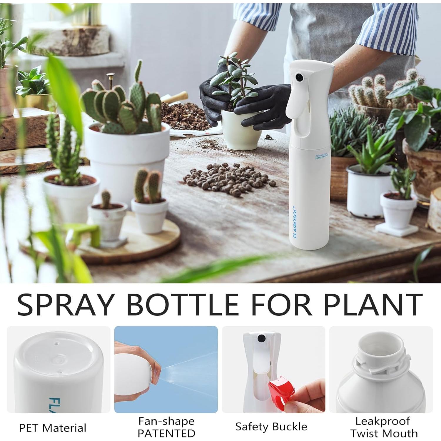 Botella de Spray para Plantas FLAIROSOL 300ml Neblina Fina