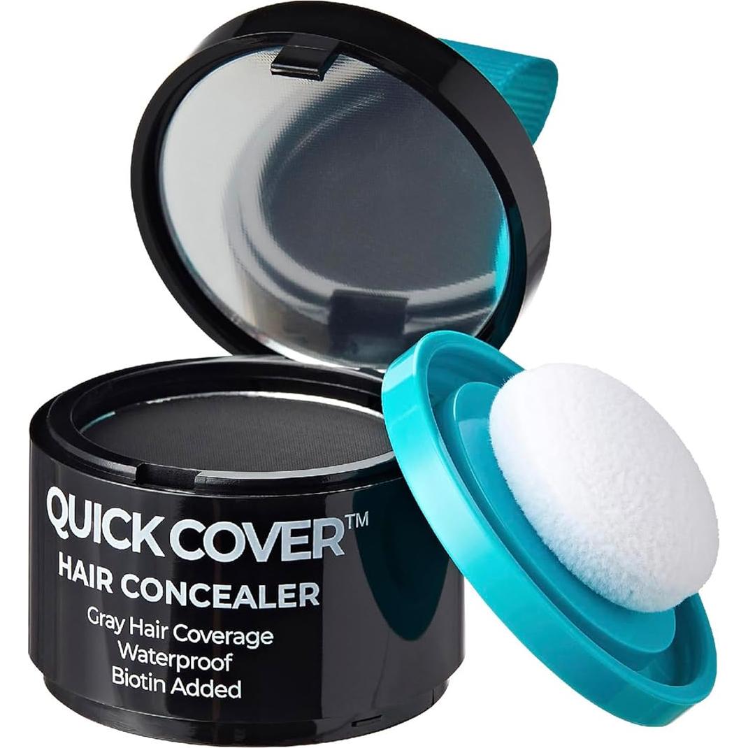 Cubierta Rápida para Cabello Red by Kiss - Negro, Biotina, Resistente al Agua