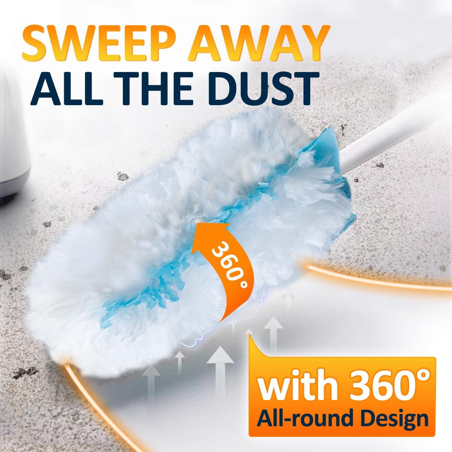 Kit de Duster 360 LANARP - 10 Recambios y Mango Extensible