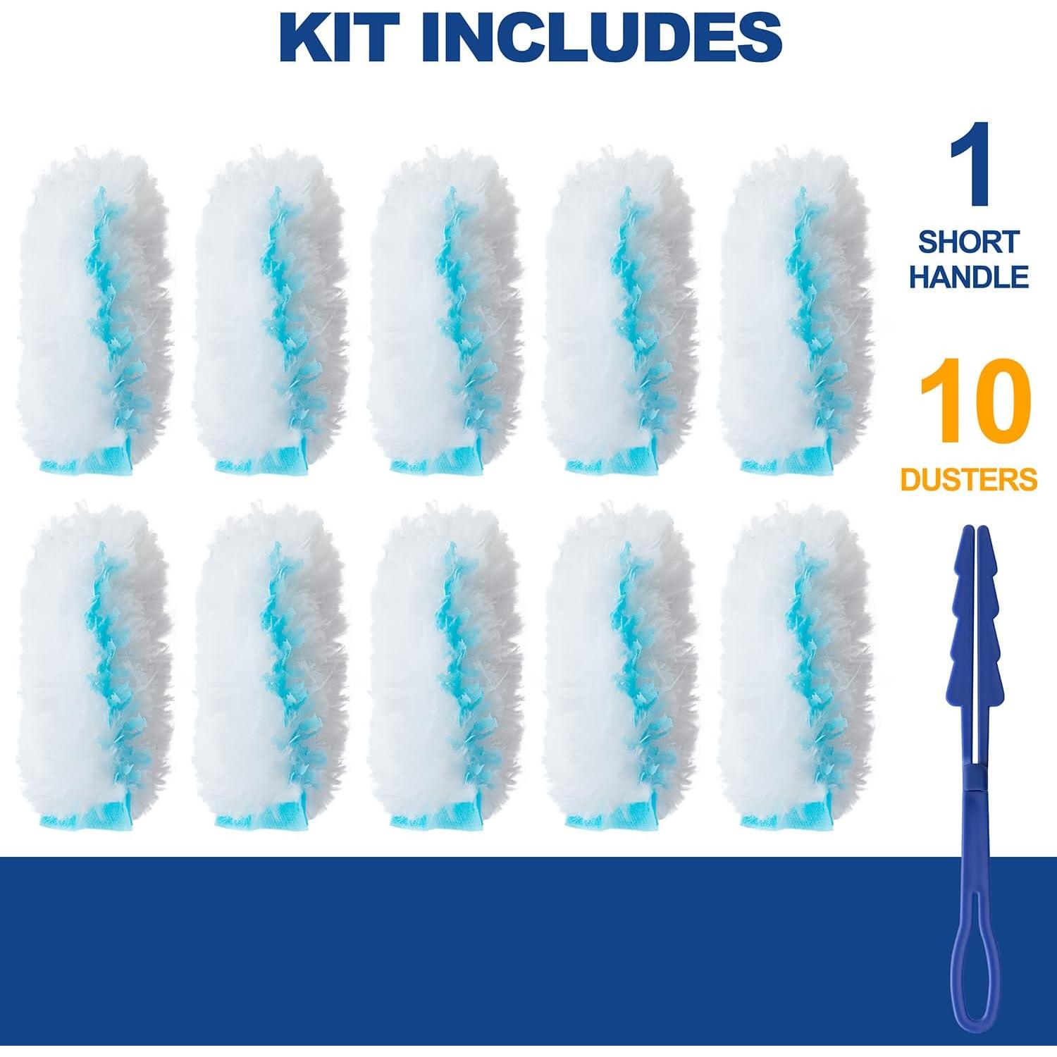 Kit de Duster 360 LANARP - 10 Recambios y Mango Extensible