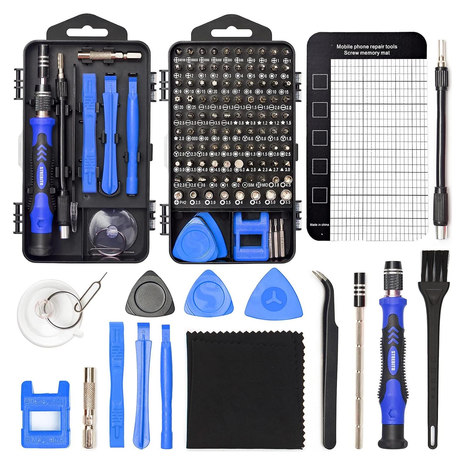 Juego de Destornilladores Magnéticos STREBITO 124 Piezas