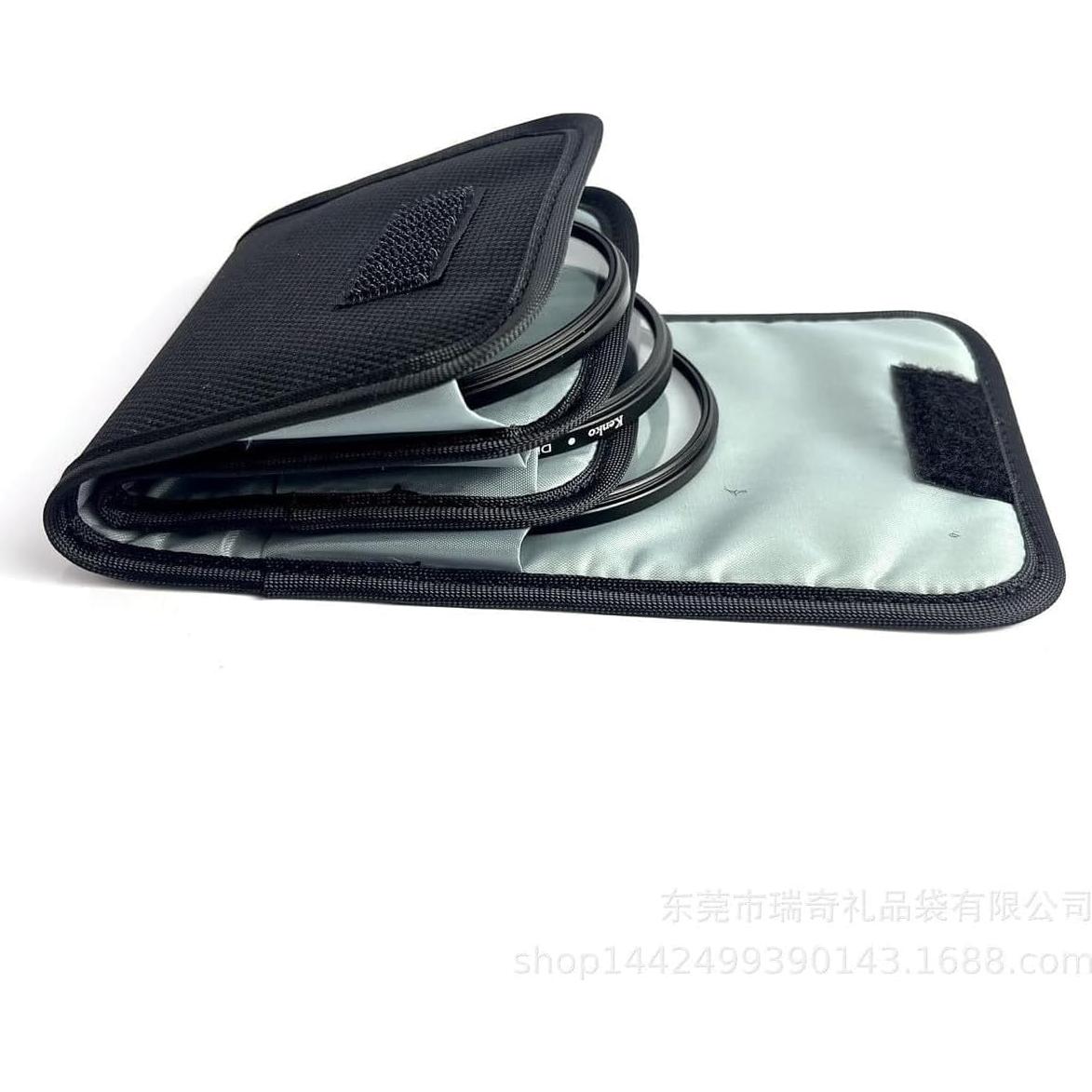 Bolsa de Filtros para Lentes de Cámara 2PCS Negro 82mm