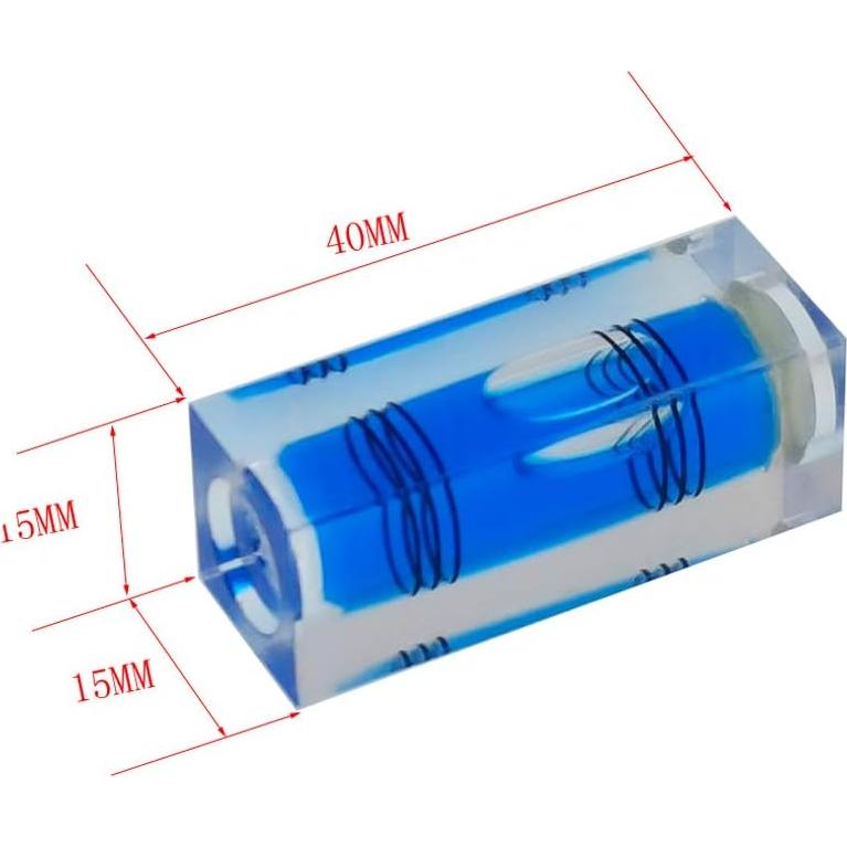 Nivel de burbuja mini Slaige 15x15x40mm alta precisión