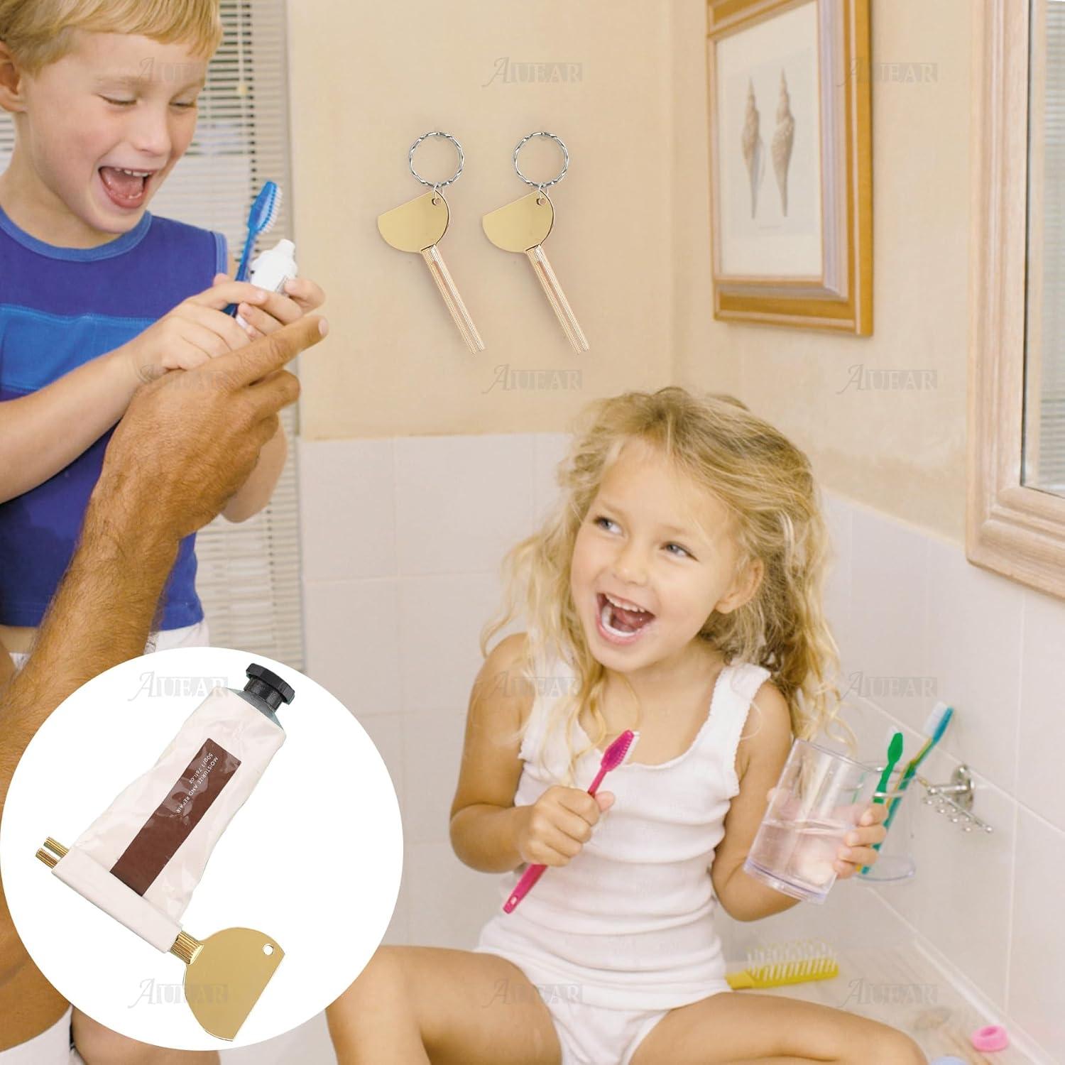 Exprimidor de Tubos de Acero Inoxidable AUEAR - 4 Paquete