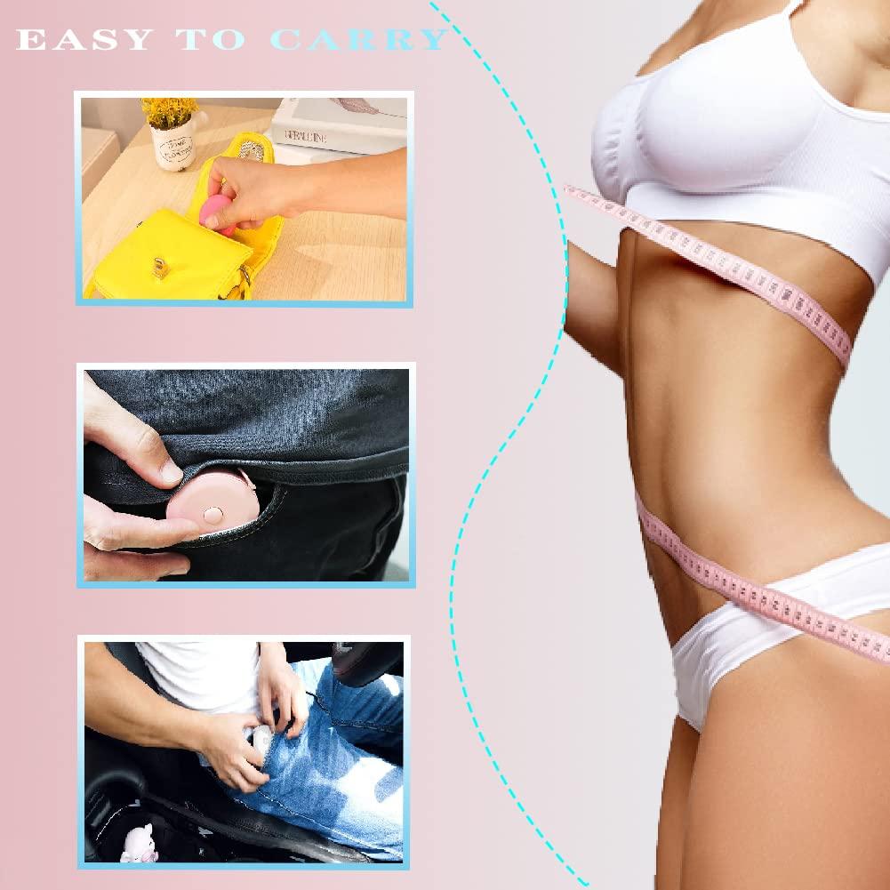 Paquete de 2 cintas métricas retráctiles BrainKer 150 cm