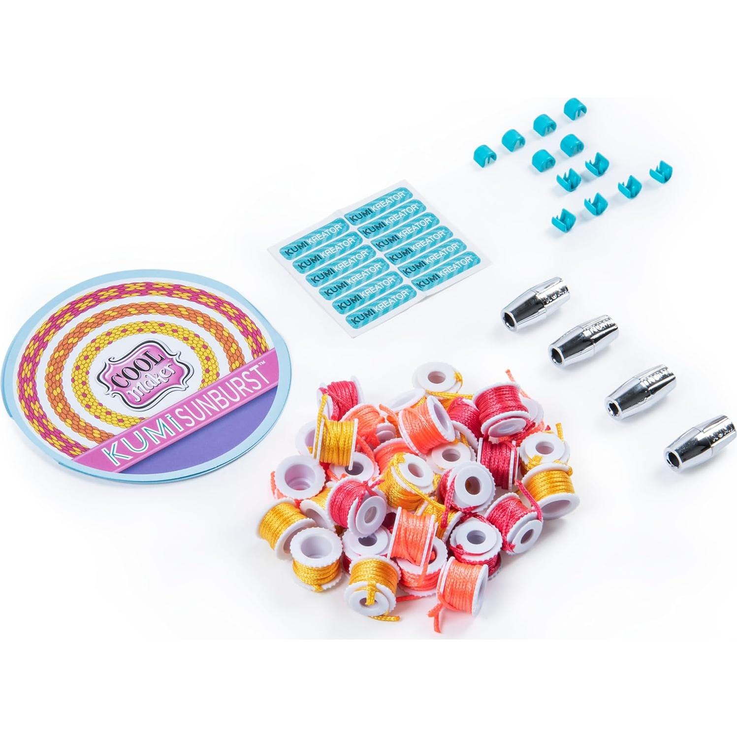 Kit de Pulseras de Amistad Cool Maker KumiKreator 128 Bobinas