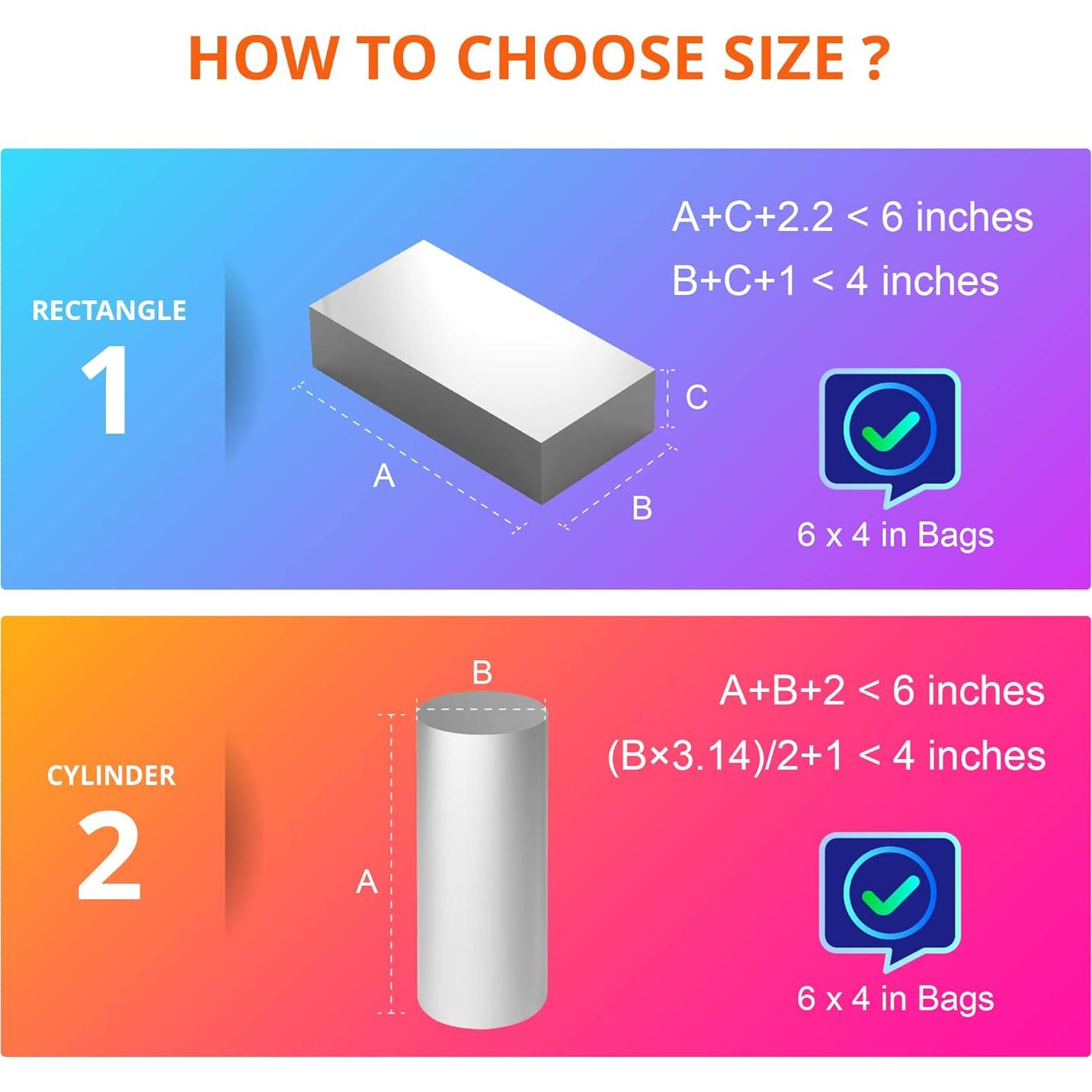 400 Bolsas Envoltura Retráctil PVC 10x15cm CANWUPON