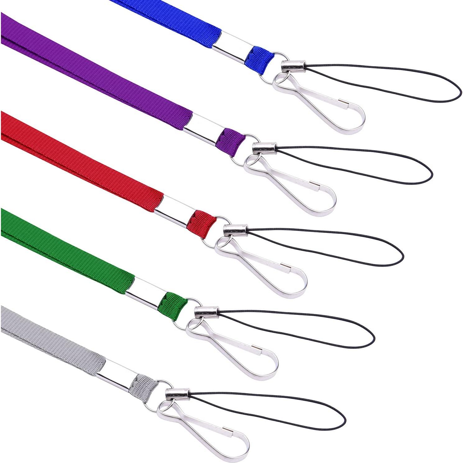 Paquete de 20 Lanyards de Nylon Wisdompro 43 cm con Clip J