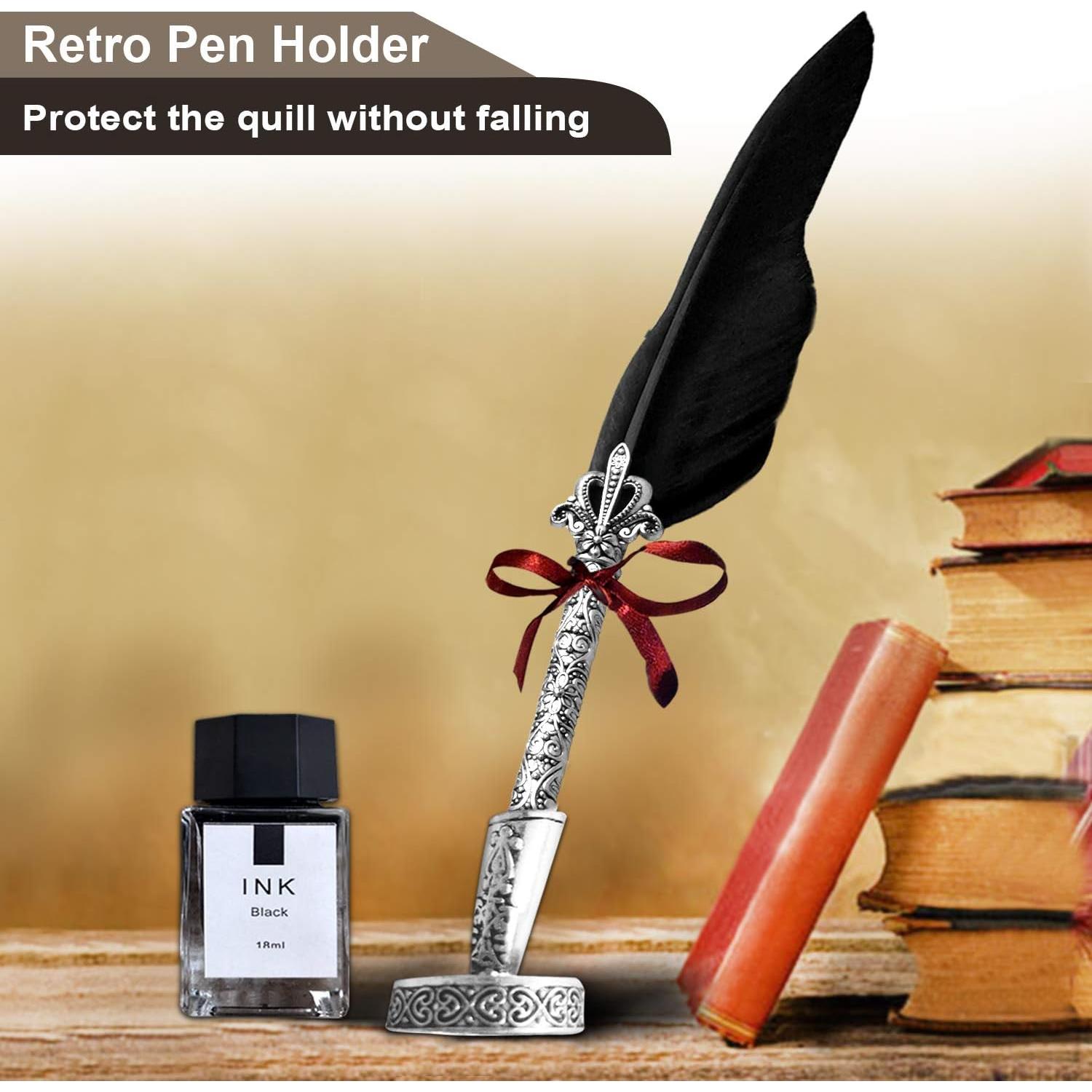 Juego de Plumas de Caligrafía Trustela con 18 Puntas y Tinta