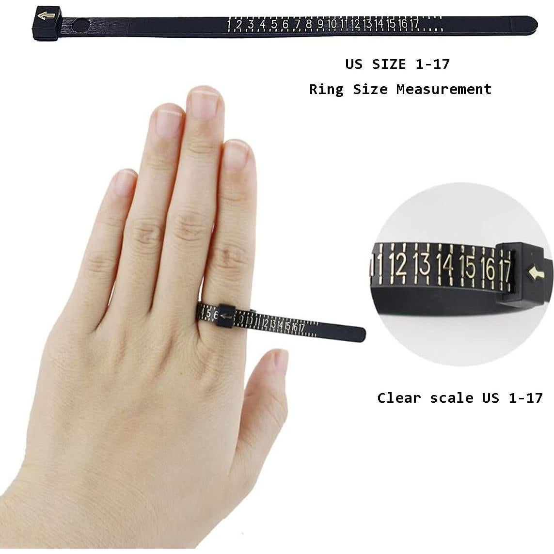 Medidor de Tamaño de Anillo Heymous con Mandril 1-13