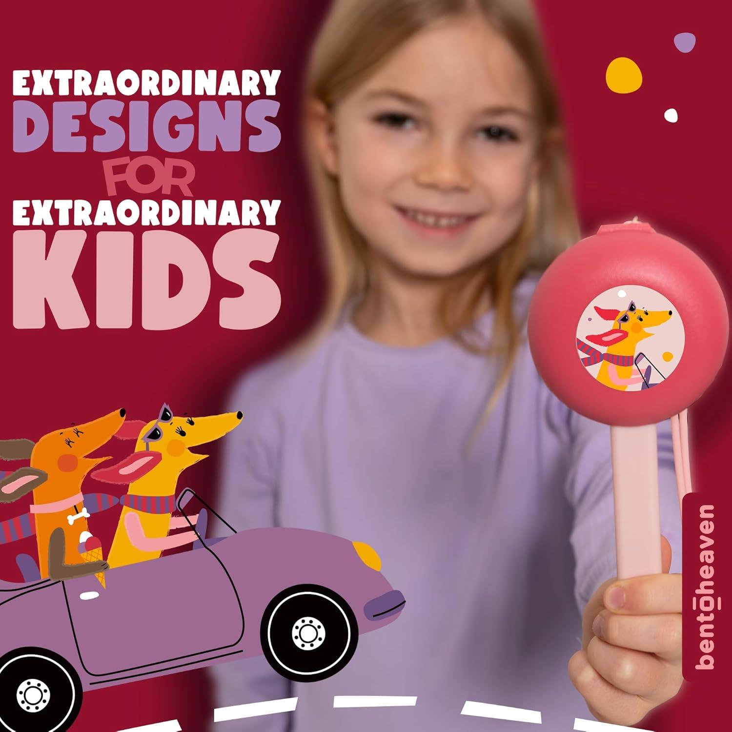 Set de Utensilios de Viaje para Niños Bentoheaven - Acero Inoxidable y Estuche