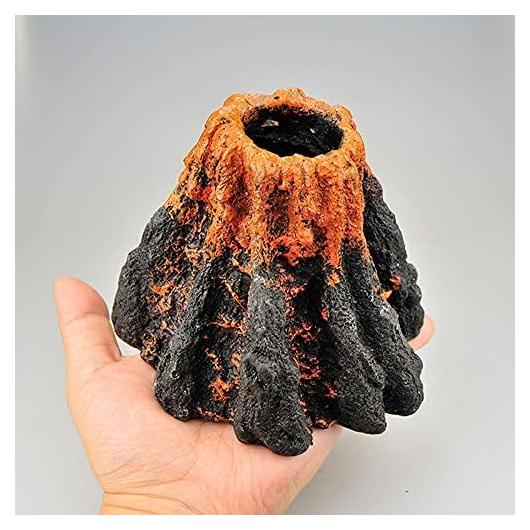 Decoración de Acuario Volcán Grande RunXF 16x11 cm