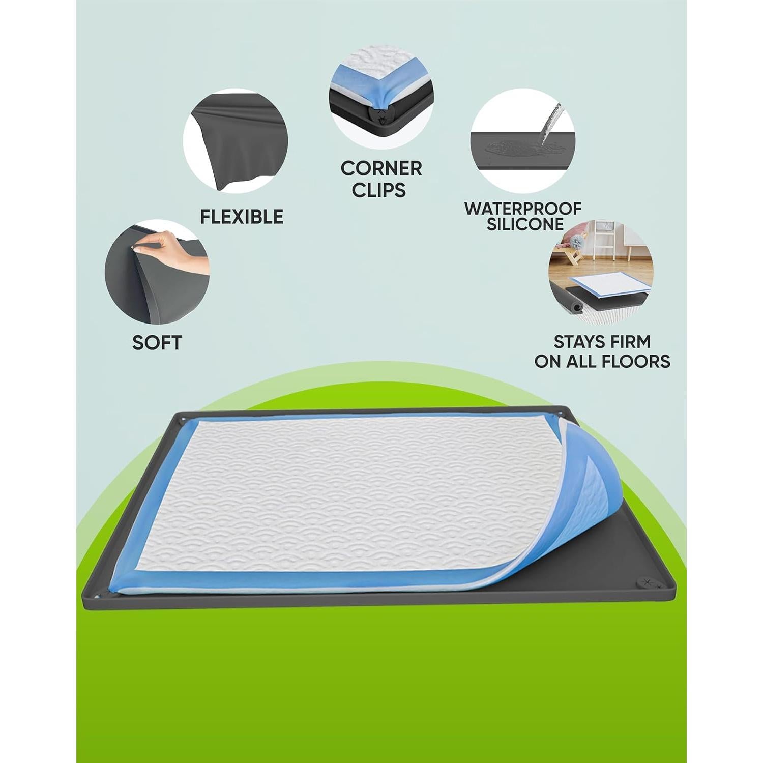 Bandeja Portapads para Cachorros Skywin 43.2x29.2cm Antideslizante